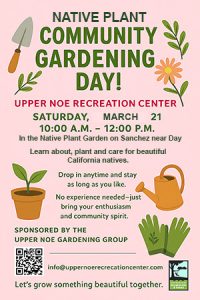 Gardening Workday March 21